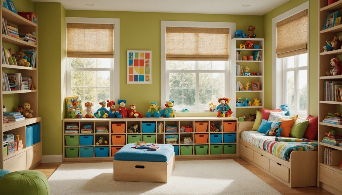 Meubles de rangement astucieux pour chambre d’enfant : comment maximiser chaque centimètre
