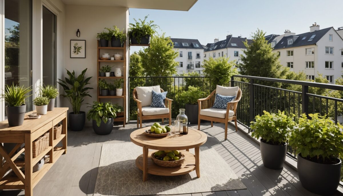Optimisez votre balcon : guide pratique pour choisir et aménager vos meubles de rangement extérieur