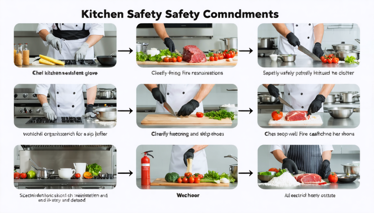 découvrez les 10 commandements essentiels de la sécurité en cuisine pour les professionnels afin de prévenir les accidents et garantir un environnement de travail sûr et efficace.