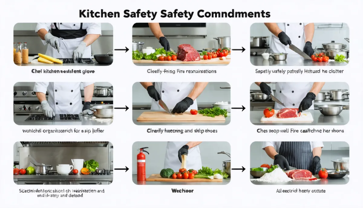 découvrez les 10 commandements essentiels de la sécurité en cuisine pour les professionnels afin de prévenir les accidents et garantir un environnement de travail sûr et efficace.