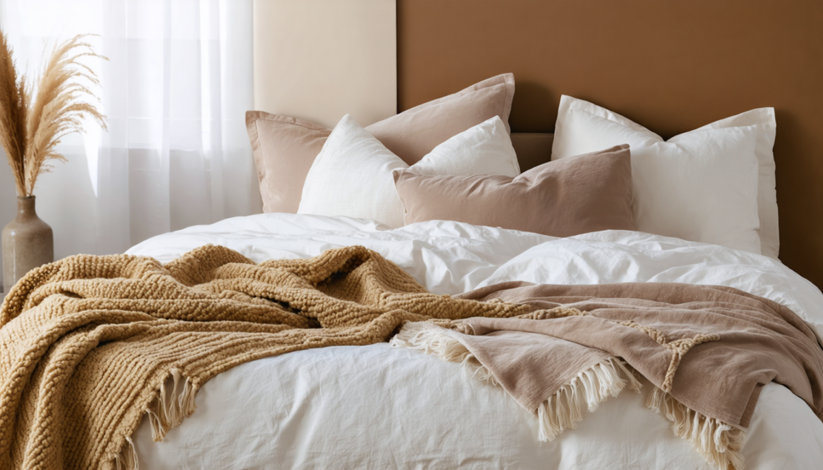 découvrez comment choisir et associer les textures, couleurs et superpositions de votre linge de lit pour créer un refuge à la fois douillet et élégant dans votre chambre.