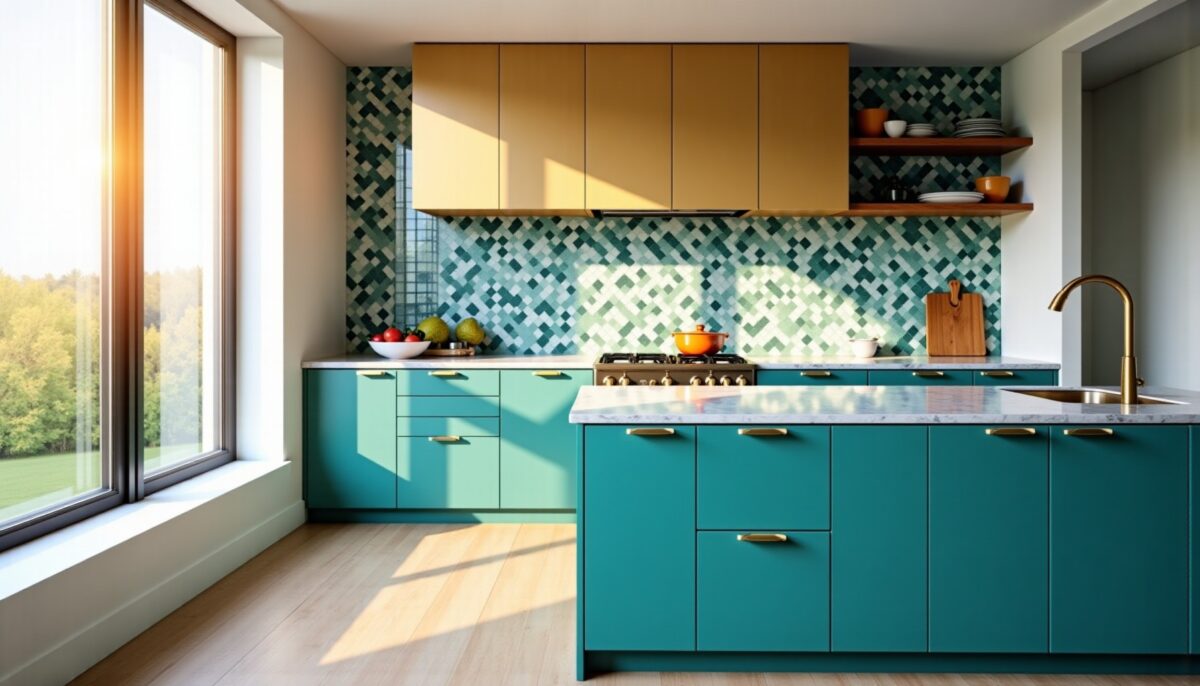 Quelle paroi choisir pour une touche de couleur parfaite dans votre cuisine ?