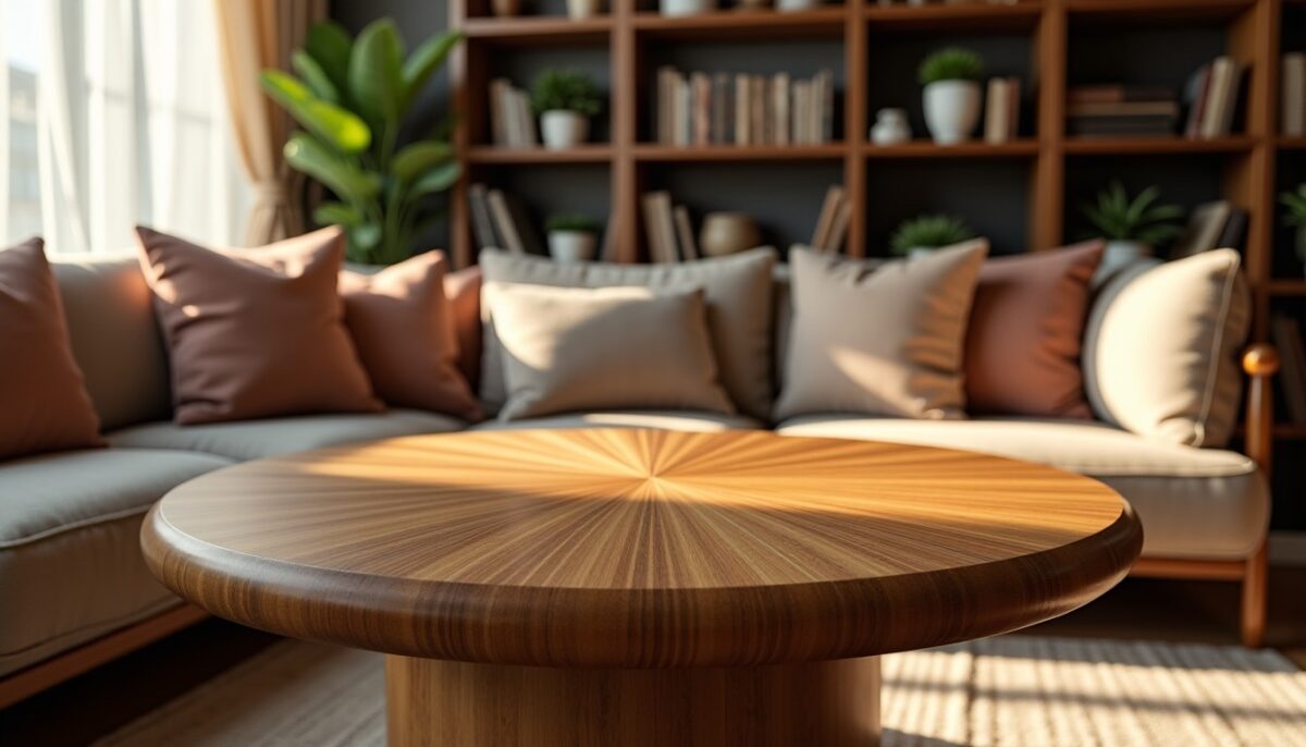 Les secrets intemporels de la table basse ronde en bois : un classique qui traverse les époques