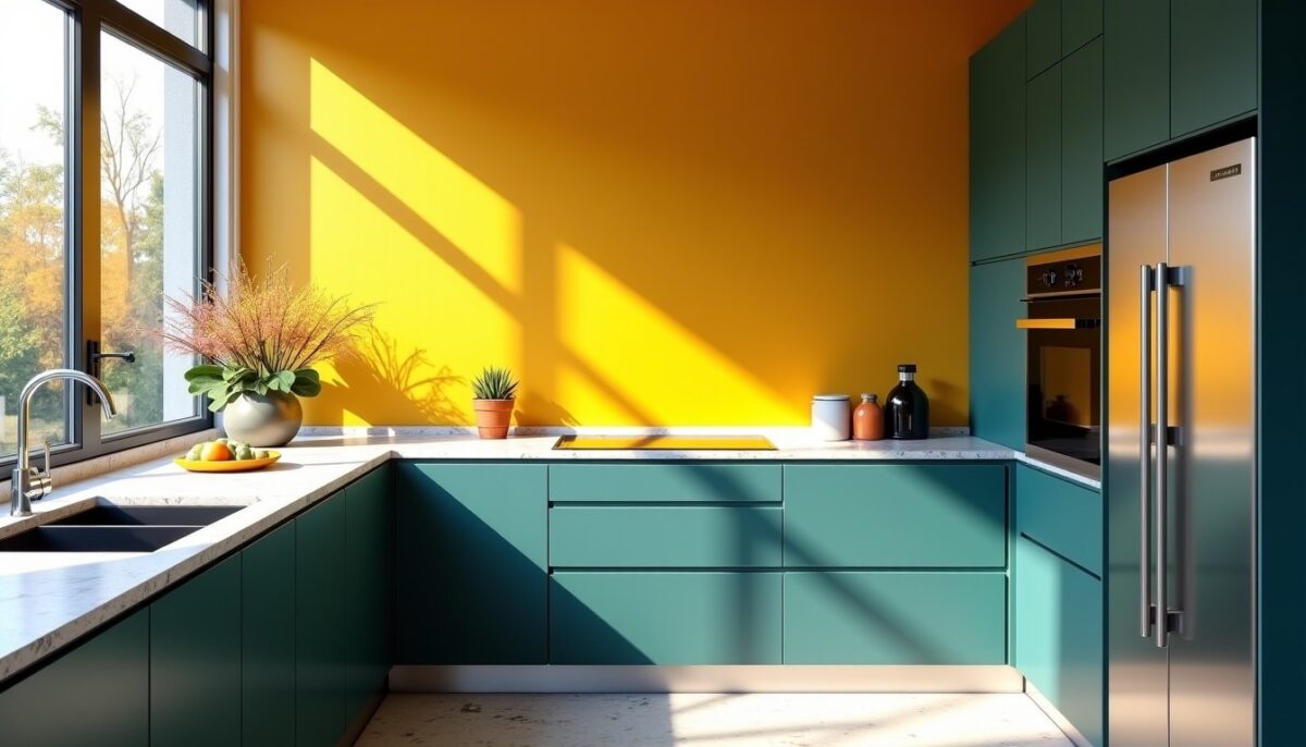 Quelle paroi choisir pour une touche de couleur réussie dans votre cuisine ?