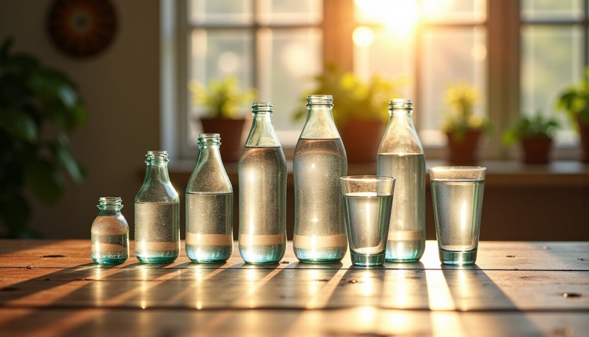 Quelle quantité de verres d'eau peut contenir une bouteille ? Analyse des différentes tailles et de leurs effets