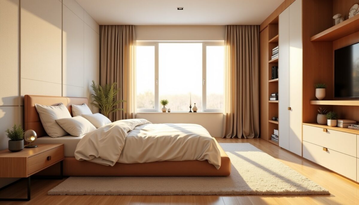 Optimiser l'espace : astuces pour un rangement élégant et harmonieux dans votre chambre